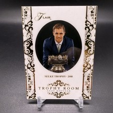 2025-26 Flair Anze Kopitar Trophy Room Insert Selke Trophy 2008 Kings #TR-8