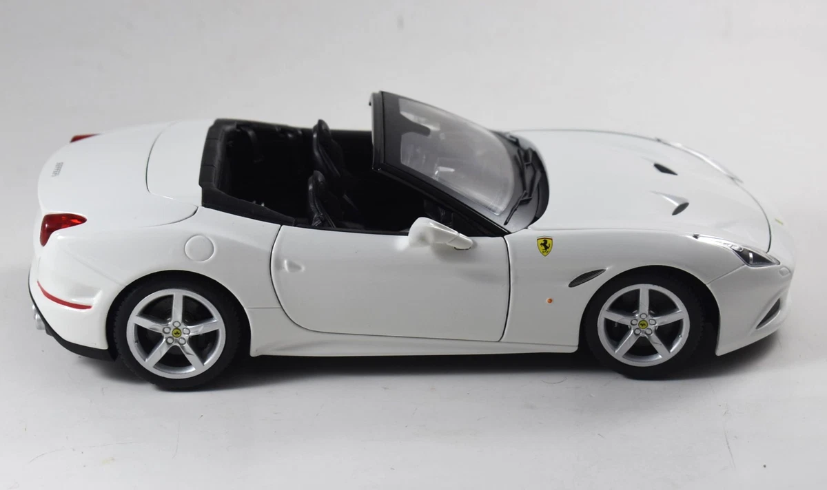 Maisto Ferrari California T White Convertible 2010s 1/18 Diecast Loose No Box