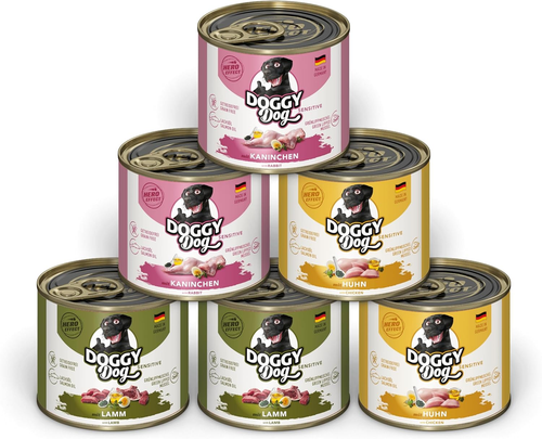 DOGGY Dog Paté Geflügel Puppy Junior Nassfutter 150g-800g verschiedene Sorten - Afbeelding 17 van 17