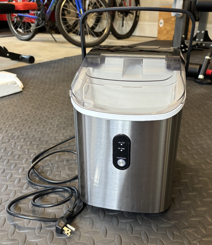 Countertop Ice Maker, Soft, Chewable, and Portable Ice Maker