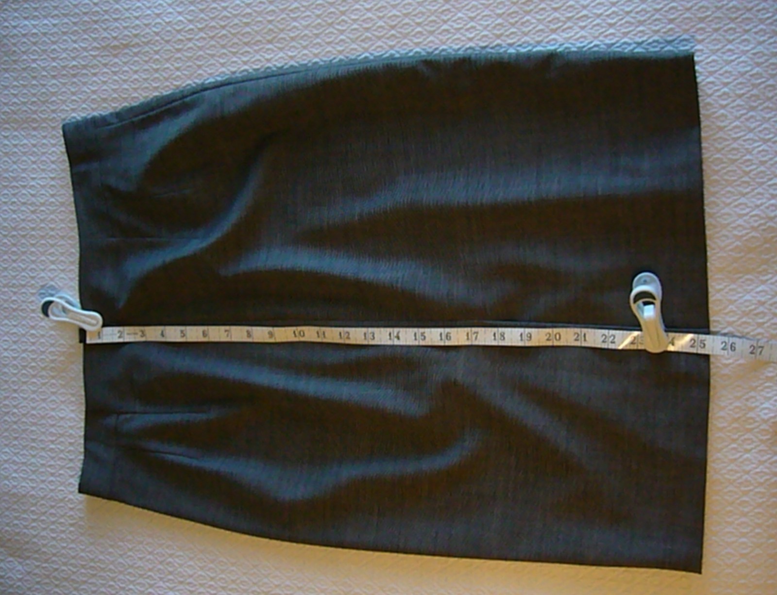 Ann Taylor gray subtle pattern lined midweight wo… - image 12