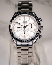 2022 OMEGA Speedmaster Racing 40mm White Ivory Dial Full Set 326.30.40.50.02.001