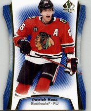 2021-22 SP Authentic Patrick Kane Die Cuts Blue #DC-3 Chicago Blackhawks