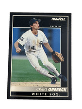 Excellent: Vintage 1992 Pinnacle Craig Grebeck Chicago White Sox Trading Card