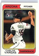 2023 Topps Heritage #552 Carlos Vargas