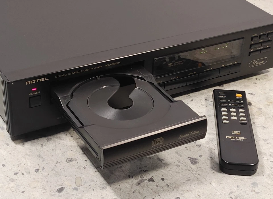 ROTEL RCD-965BX limited DISCRETE Compact disc CD player DIG output remote - Image 4 of 4