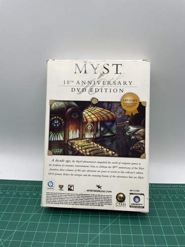 Jeu MYST Limited Edition (1997) Pour Mac - Boîte Grand Format Avec Poster Inclus - Bon état
