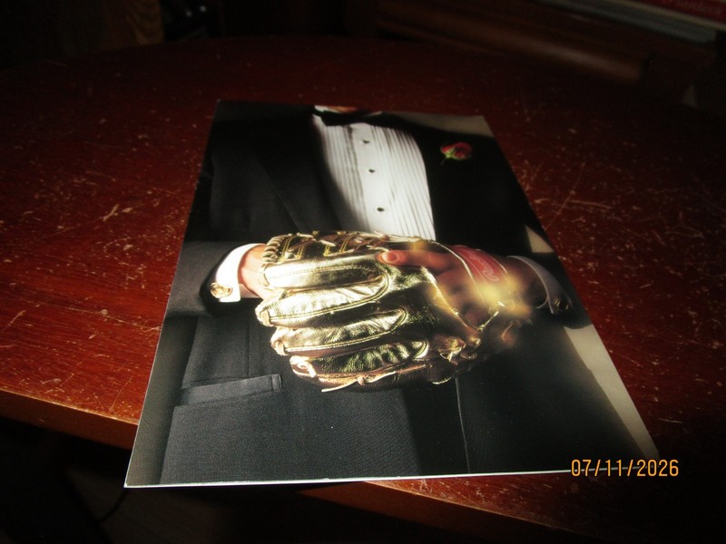 1992 Rawlings Gold Glove Awards Invitation Willie Mays Joe DiMaggio Clemente