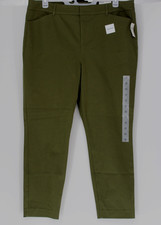 Old Navy High-Rise Secret Slim Pocket Pixie Pant Women's Size 18 OLIVE GREEN NWT