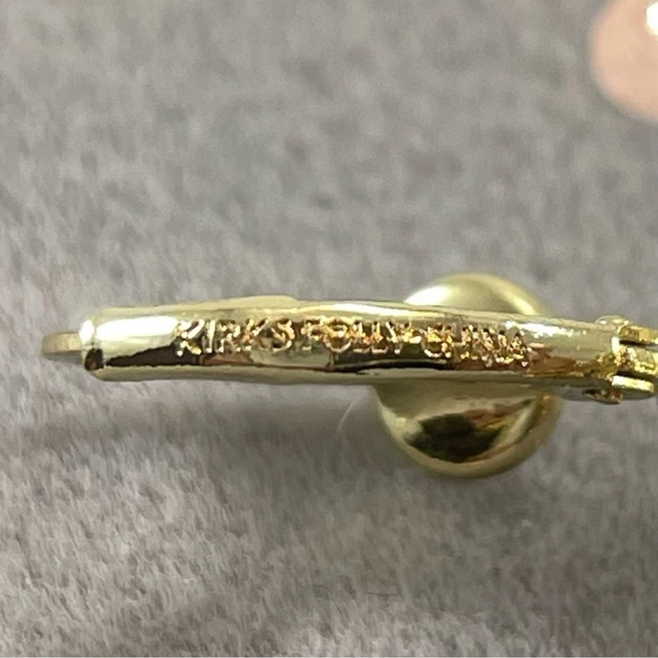 Pendientes colgantes Kirks Folly tono oro amarillo AB vidrio estrás copo de nieve Foto 2 de 4