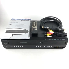 Magnavox ZV427MG9 DVD VCR Combo VHS Transfer HDMI 1080p W Remote Cables & Tested