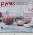 Pyrex Glass Mixing Bowl Set W Lids, Microwave & Dishwasher Safe - BOX OPENED