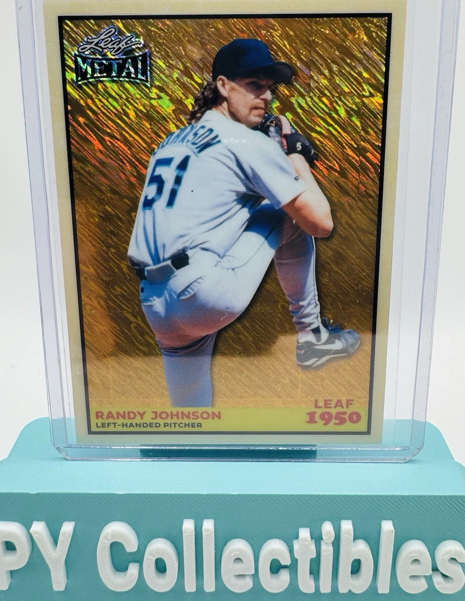 Leaf Randy Johnson Baseball Serial Numbered Sports Trading Cards