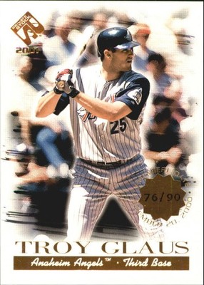 2001 Pacific Private Stock Premiere Date #2 Troy Glaus /90 - BB