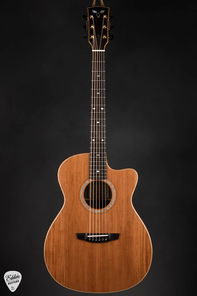 Goodall Grand Concert Cutaway - Master Grade Redwood & Indian Rosewood #7237 - Image 2 of 4