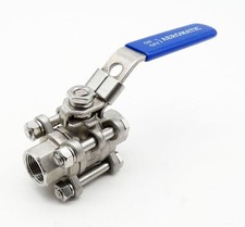 Aeromatic DN12 PN64 1.4408 filettatura interna max 220°C valvola a sfera valvola a sfera -inutilizzata-