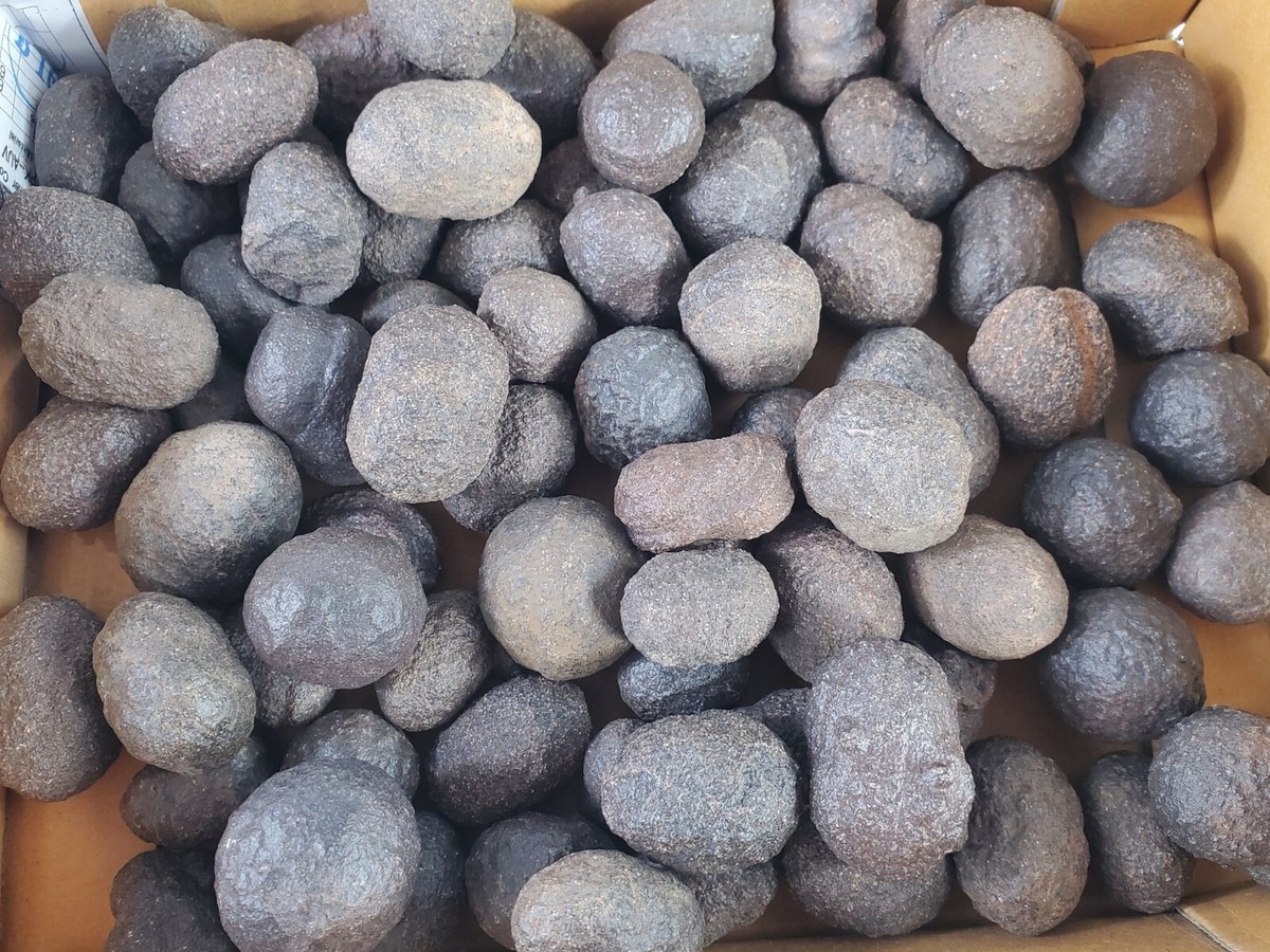 Moqui Marbles Pair Natural Utah Rock Formation Shaman Stones