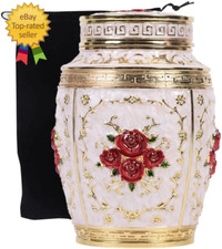 Medium Urn for Human Ashes - Rose Cremation Urn for Ashes Women Mom - Urns for H