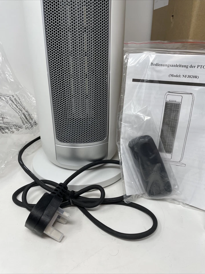Brand New PTC Fan Heater, Space Heater with Thermostat and Timer Remote Control - Image 4 of 4