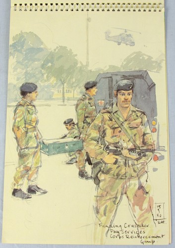 KEN HOWARD rare TANKS and soldiers Spearpoint 80 COLD WAR military exercises - Picture 14 of 23
