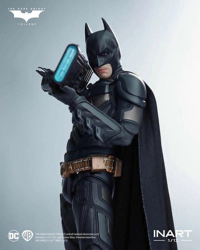 IN STOCK New INART HgM0001D 1/12 Bat Man Bale Action Figure Deluxe Ver.! - Picture 3 of 11