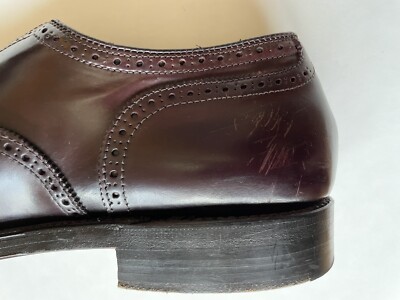 Alden 974 Color 8 Shell Cordovan Wing Tip Bal