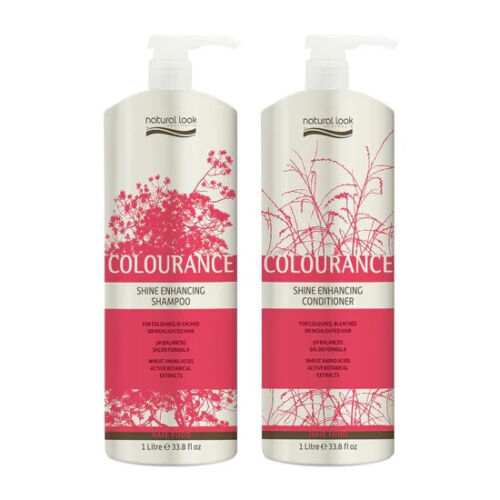 Natural Look Colourance Shine Enhancing Shampoo &Conditioner 1L Cruelty Free DUO - Picture 1 of 6