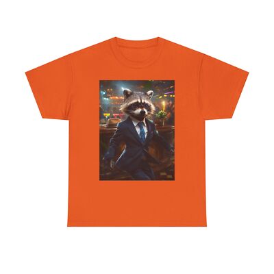 Graphic Tee Dapper Raccoon Formal Attire  Funny Animal Shirt Disco Unisex Shirt