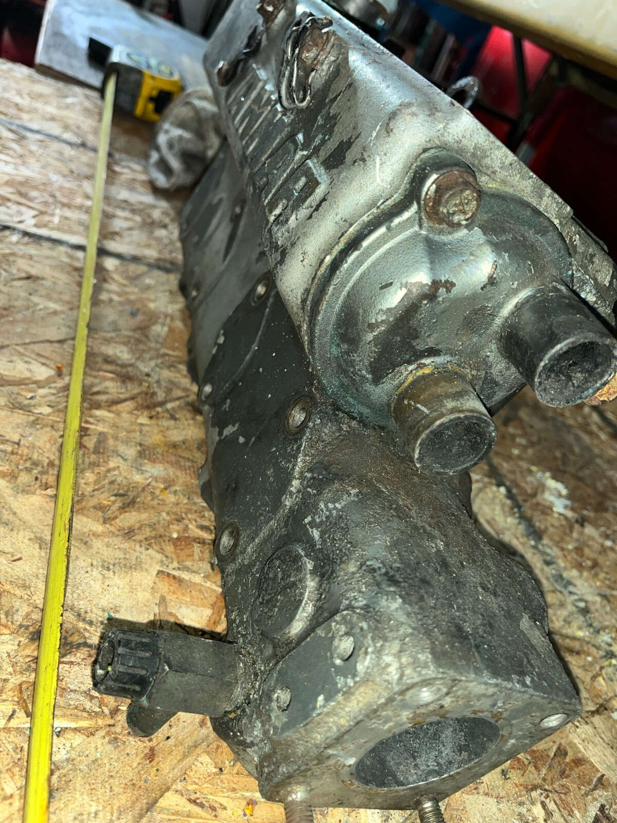 YANMAR 4JH2-TE MARINE DIESEL ENGINE MANIFOLD HEAT EXCHANGER EXHAUST ASSY OEM