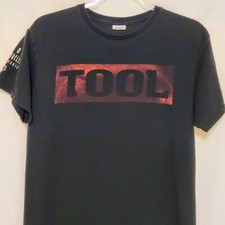Tool Black Graphic Band T Shirt Size M Y2K 2006 10000 Days Tour Three Face