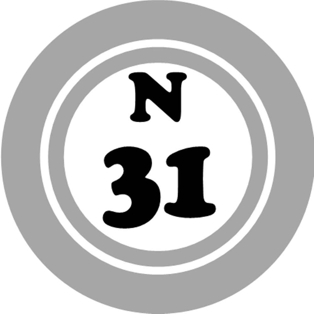 N 31 N31 Bingo Ball 10 Pack Circle Stickers 3" x 3" Hobby Number Board Lucky eBay