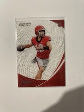 2023 Chronicles Draft Picks Clear Vision Red #15 Stetson Bennett RC #101/149