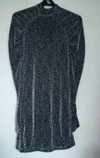 George Silver Sparkle Animal Dress Size 10