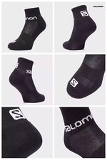 Image of Salomon Adult Unisex Evasion Mid Hiker Ankle Socks 2 Pack Cotton M 5.5-7