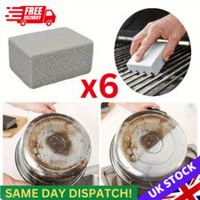 6 X 10x4cm HEAVY DUTY GRIDDLE BLOCK GRILL BRICK PUMICE STONE BBQ CLEANING BRICK
