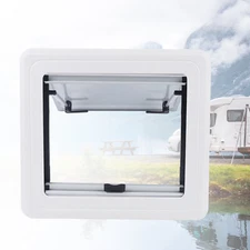 450*500mm RV Caravan Hinged Push Out Window Top-Hung Camper Skylight Hatch Vents