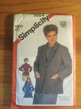 Simplicity Misses Unlined Jackets Size 14 #5664 Uncut