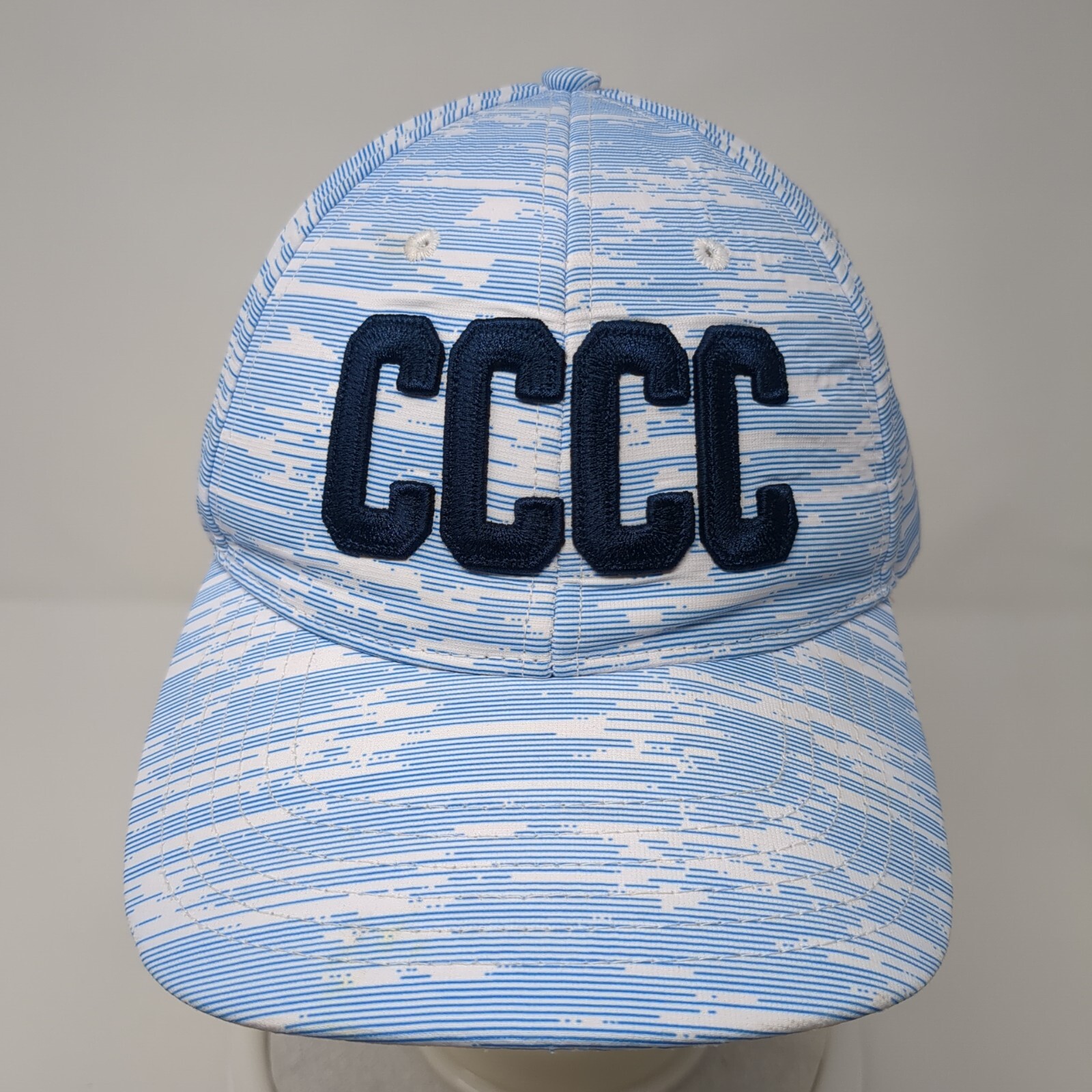 CCCC Strapback Hat Blue OS Adjustable Embroidered… - image 2