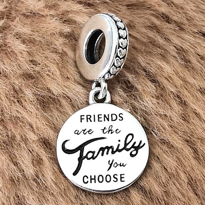 925 Sterling Silver Friends Are Family 