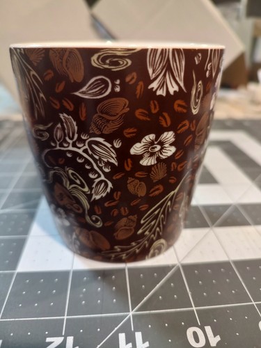 Starbucks 2008 Anniversary Blend Siren Mermaid Coffee Cup Mug Copper Brown 12 oz - Picture 3 of 6