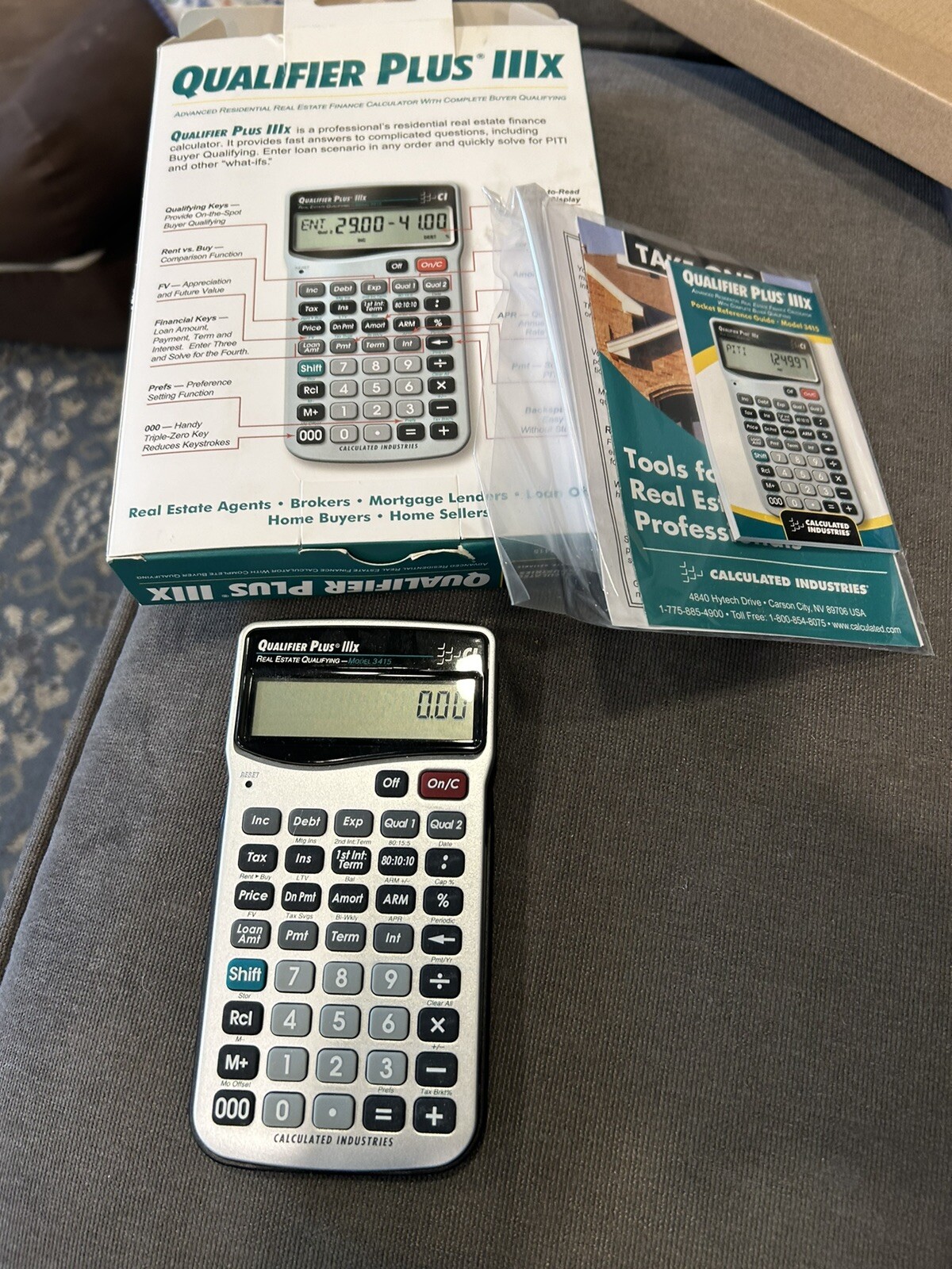 NEW Qualifier Plus IIIx Real Estate Calculator 98584034153 eBay