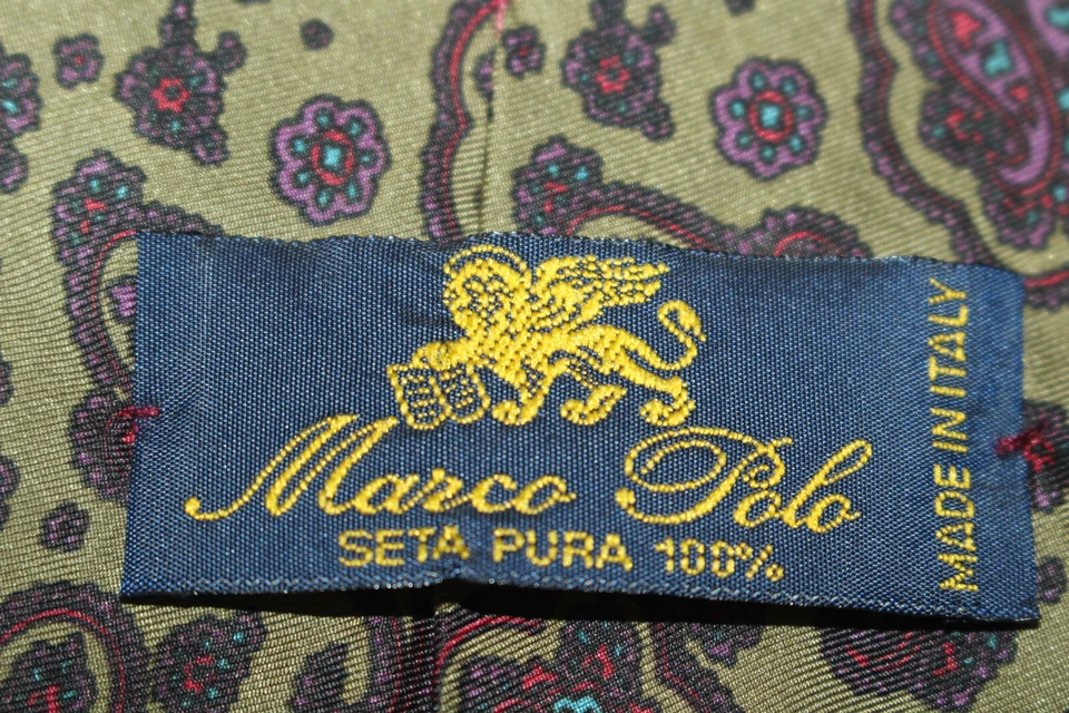 Corbata de seda MARCO POLO Made in Italy F52825 Foto 4 de 4