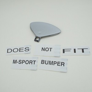 BMW Z4 E89 Se Vorne Stoßstange tow hook cover towing eye cap 2009-2016 Silber