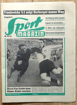 Sports magazine - No. 42/54, Herberger/Uwe Seeler, birthday/anniversary