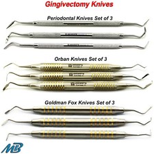 Periodontal Tissue Surgery Gingivectomy Knives Kirkland Buck Allen Orban Knife