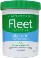 SM Fleet Laxative Glycerin Suppositories Adult Constipation Aloevera 50ct-3 Pack