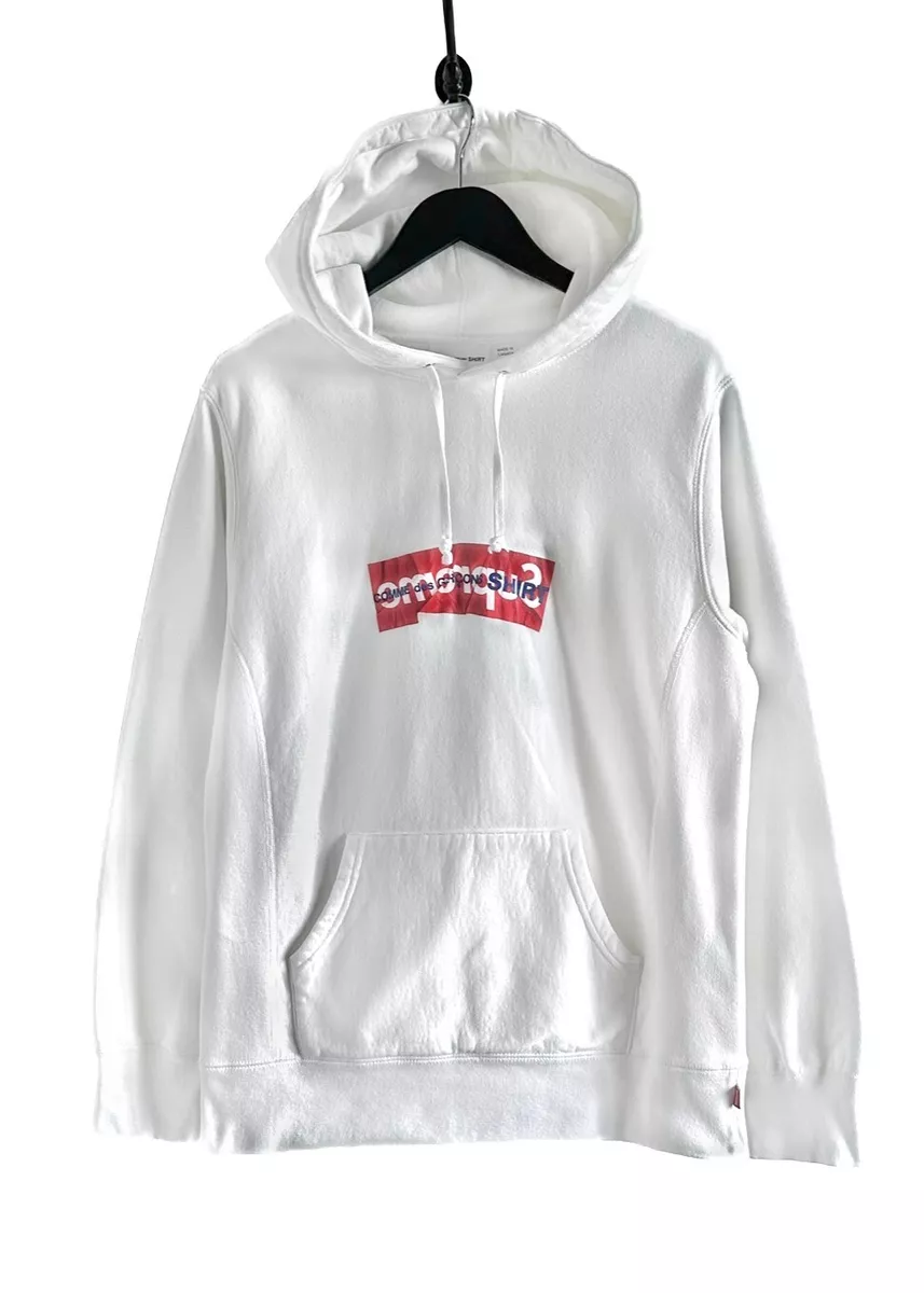 Supreme x COMME des GARCONS SHIRT Box Logo Pullover Hoodie