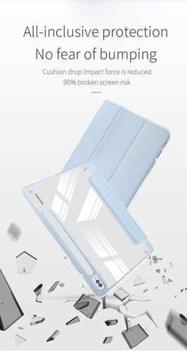 Smart Case Stand Cover Pen Holder For Samsung Galaxy Tab A7 A8 S6 S7+ S8+ Ultra - Picture 6 of 28