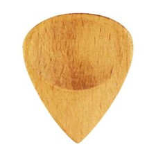 Light Steamed Beech Wood Guitar Pick - 3.0 mm - 351 Groove - Handmade Plectrum