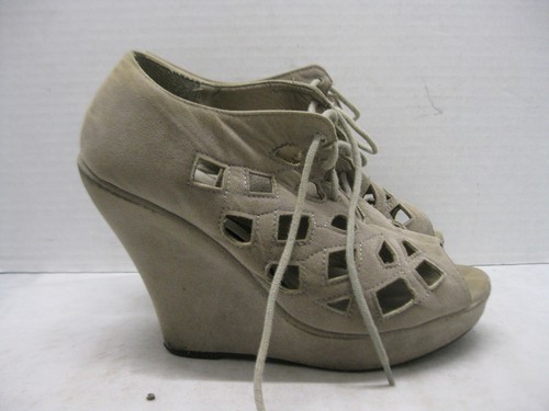Delicacy Women's Brown Taupe Nude Wedges Size 8.5 - 第 8/11 張圖片